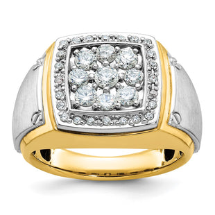 14k Two-tone Rings Style B59163 - Classique Jewelry Inc.