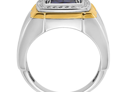 14k Two-tone Rings Style B59175 - Classique Jewelry Inc.
