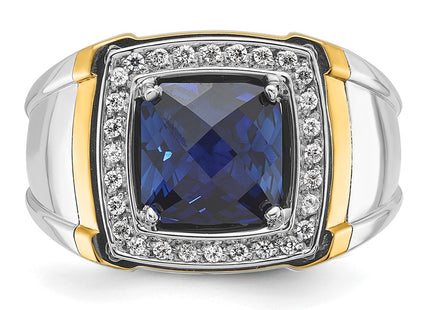 14k Two-tone Rings Style B59175 - Classique Jewelry Inc.
