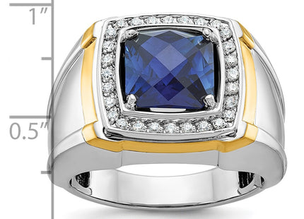 14k Two-tone Rings Style B59175 - Classique Jewelry Inc.