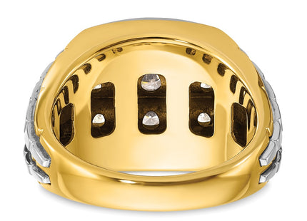 14k Two-tone Rings Style B59184 - Classique Jewelry Inc.