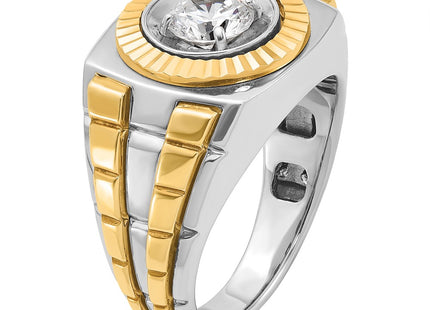 14k Two-tone Rings Style B59186 - Classique Jewelry Inc.