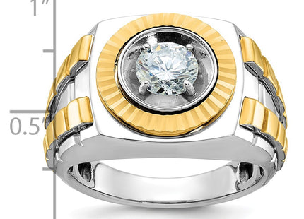 14k Two-tone Rings Style B59186 - Classique Jewelry Inc.
