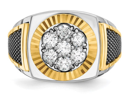 14k Two-tone Rings Style B59188 - Classique Jewelry Inc.