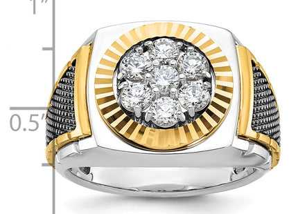 14k Two-tone Rings Style B59188 - Classique Jewelry Inc.