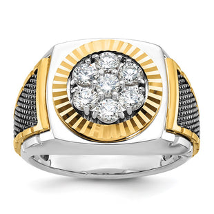 14k Two-tone Rings Style B59188 - Classique Jewelry Inc.