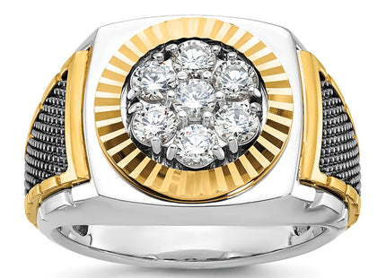 14k Two-tone Rings Style B59188 - Classique Jewelry Inc.