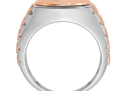14K White/Rose Gold Rings Style B59191 - Classique Jewelry Inc.