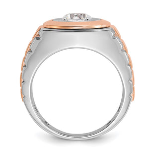 14K White/Rose Gold Rings Style B59191 - Classique Jewelry Inc.