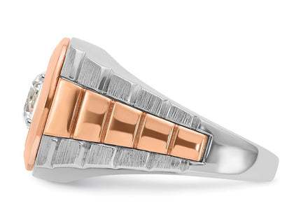 14K White/Rose Gold Rings Style B59191 - Classique Jewelry Inc.