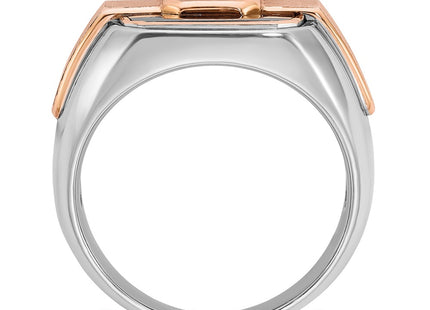 14K White/Rose Gold Rings Style B59204 - Classique Jewelry Inc.