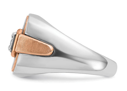 14K White/Rose Gold Rings Style B59204 - Classique Jewelry Inc.