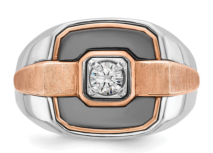 14K White/Rose Gold Rings Style B59204 - Classique Jewelry Inc.