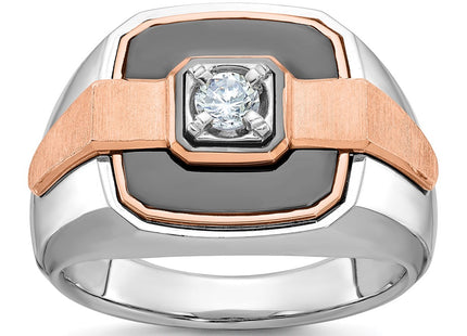 14K White/Rose Gold Rings Style B59204 - Classique Jewelry Inc.