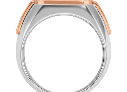 14K White/Rose Gold Rings Style B59210 - Classique Jewelry Inc.
