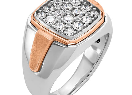 14K White/Rose Gold Rings Style B59210 - Classique Jewelry Inc.