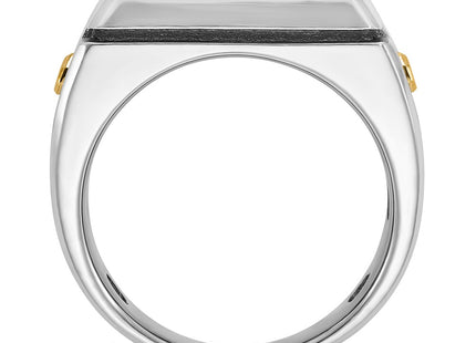 14k Two-tone Rings Style B59212 - Classique Jewelry Inc.