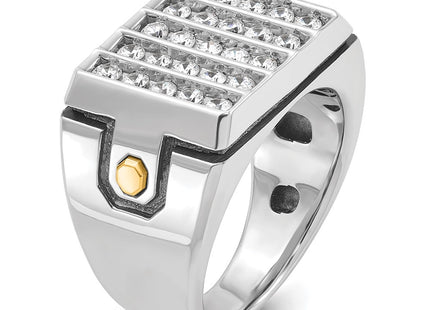 14k Two-tone Rings Style B59212 - Classique Jewelry Inc.