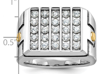14k Two-tone Rings Style B59212 - Classique Jewelry Inc.