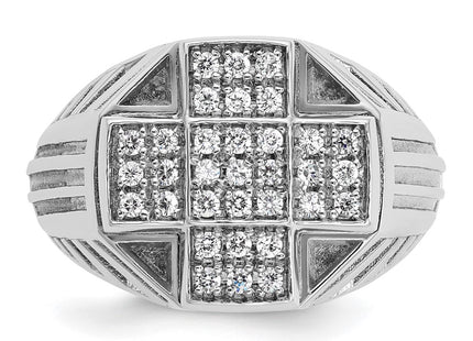 14k White Gold Rings Style B59260 - Classique Jewelry Inc.