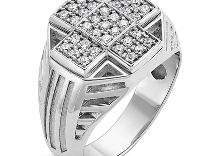 14k White Gold Rings Style B59260 - Classique Jewelry Inc.