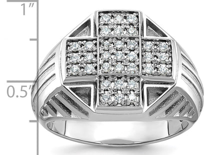 14k White Gold Rings Style B59260 - Classique Jewelry Inc.