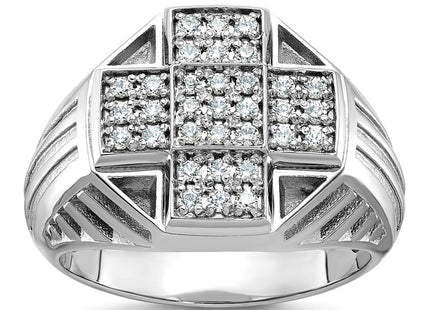 14k White Gold Rings Style B59260 - Classique Jewelry Inc.