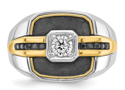 14k Two-tone Rings Style B59264 - Classique Jewelry Inc.