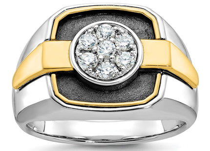 14k Two-tone Rings Style B59265 - Classique Jewelry Inc.
