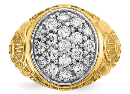 14k Two-tone Rings Style B59272 - Classique Jewelry Inc.
