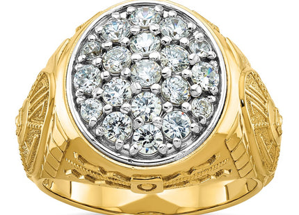 14k Two-tone Rings Style B59272 - Classique Jewelry Inc.