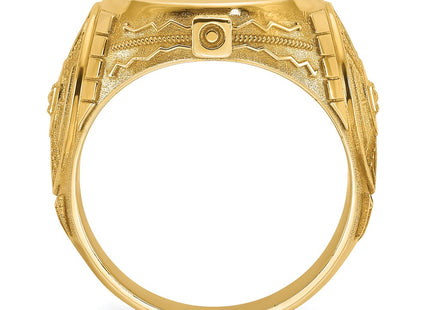 14k Yellow Gold Rings Style B59276 - Classique Jewelry Inc.