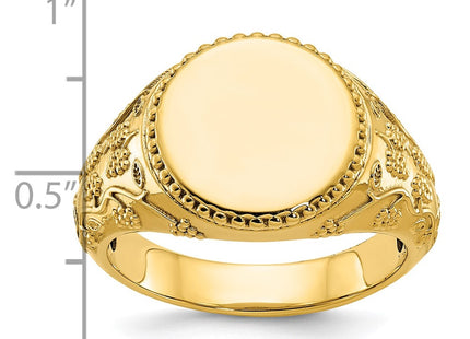 14k Yellow Gold Rings Style B59277 - Classique Jewelry Inc.