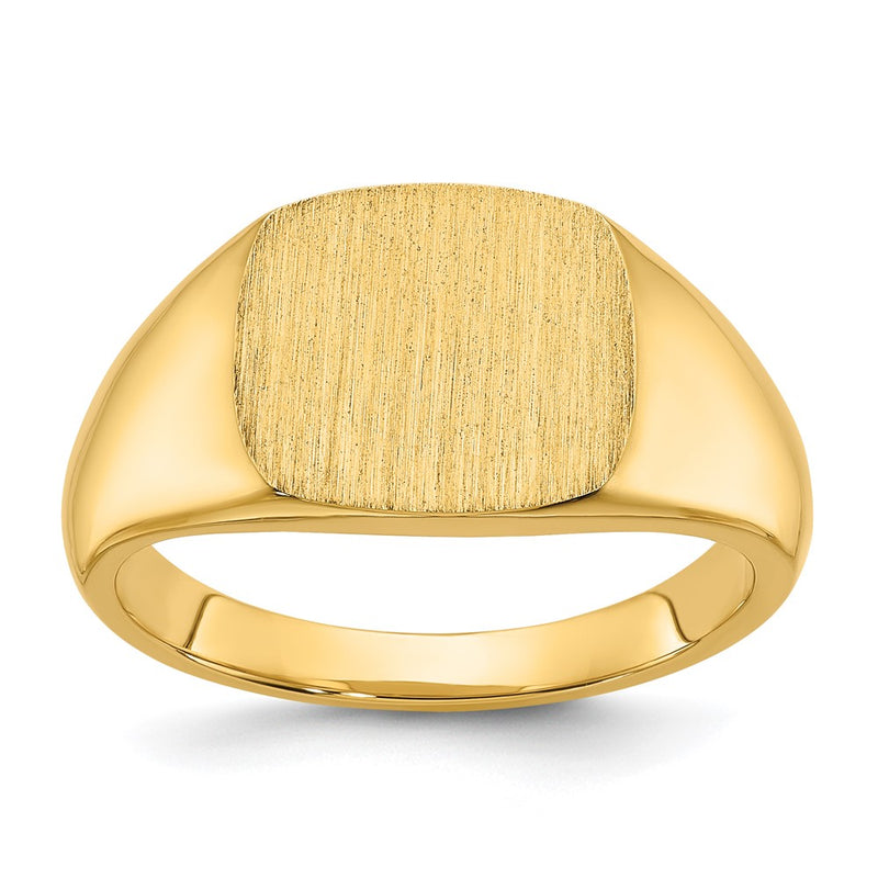 14K gold signet ring