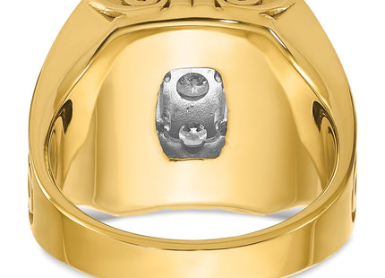14k Two-tone Rings Style B59286 - Classique Jewelry Inc.