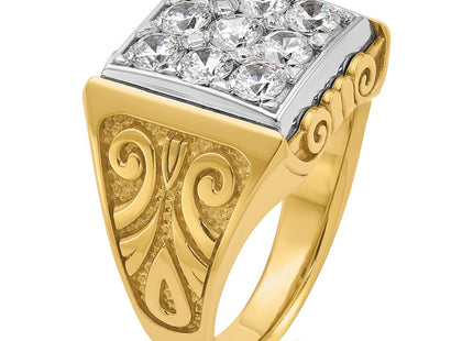 14k Two-tone Rings Style B59286 - Classique Jewelry Inc.