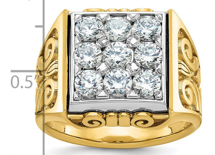 14k Two-tone Rings Style B59286 - Classique Jewelry Inc.