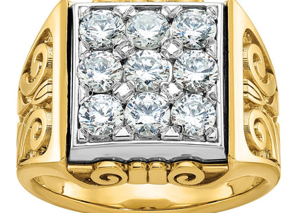 14k Two-tone Rings Style B59286 - Classique Jewelry Inc.