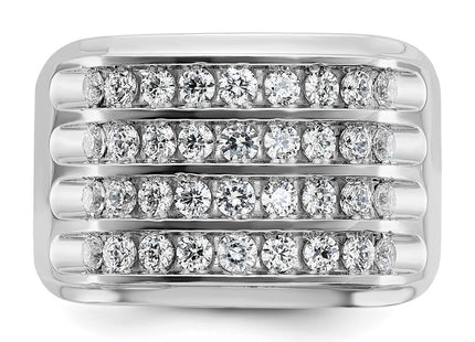 14k White Gold Rings Style B59287 - Classique Jewelry Inc.