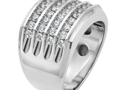 14k White Gold Rings Style B59287 - Classique Jewelry Inc.