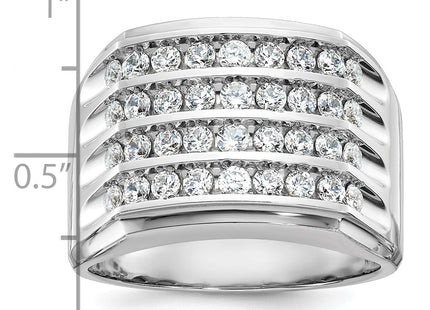 14k White Gold Rings Style B59287 - Classique Jewelry Inc.