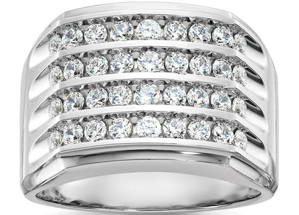 14k White Gold Rings Style B59287 - Classique Jewelry Inc.
