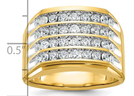 14k Yellow Gold Rings Style B59287 - Classique Jewelry Inc.