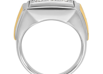 14k Two-tone Rings Style B59292 - Classique Jewelry Inc.