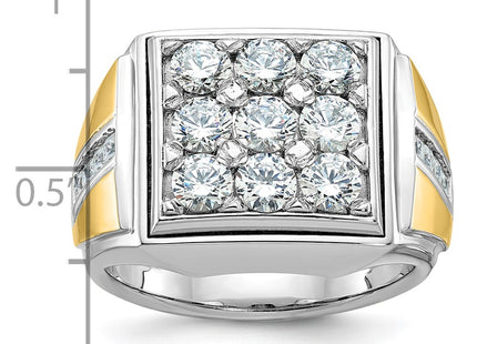 14k Two-tone Rings Style B59292 - Classique Jewelry Inc.