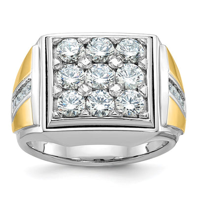 14K gold diamond ring