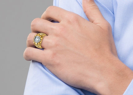 14k Two-tone Rings Style B59302 - Classique Jewelry Inc.