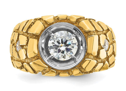 14k Two-tone Rings Style B59302 - Classique Jewelry Inc.