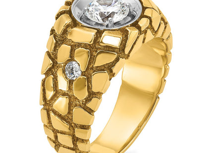 14k Two-tone Rings Style B59302 - Classique Jewelry Inc.