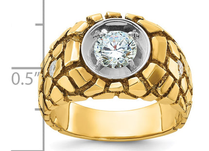 14k Two-tone Rings Style B59302 - Classique Jewelry Inc.